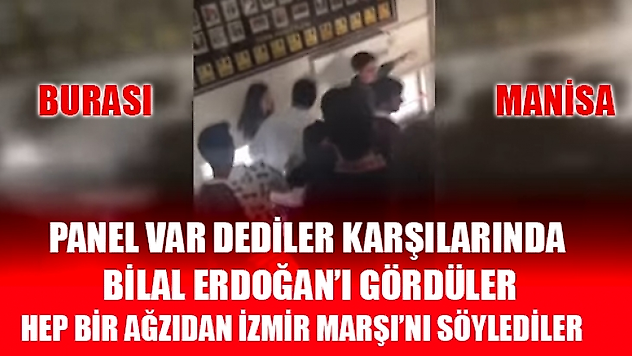 Manisa'da öğrenciler salonu terk etti