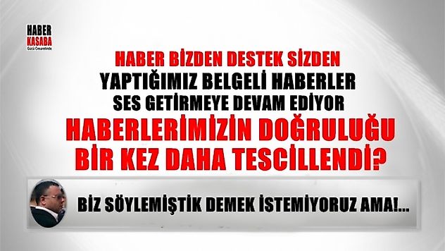 Haberlerimizin doğruluğu bir kez daha gözler önünde!...
