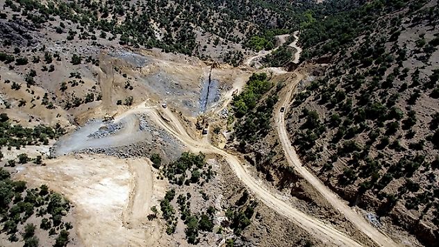 Sayık Göleti'nde yaz mesaisi 1/3'ü tamamlandı