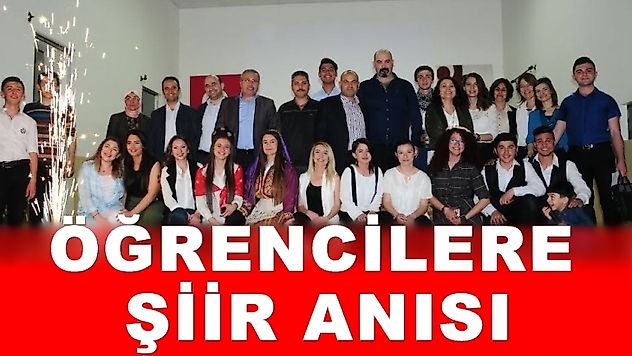 Öğrencilere 'şiir' anısı