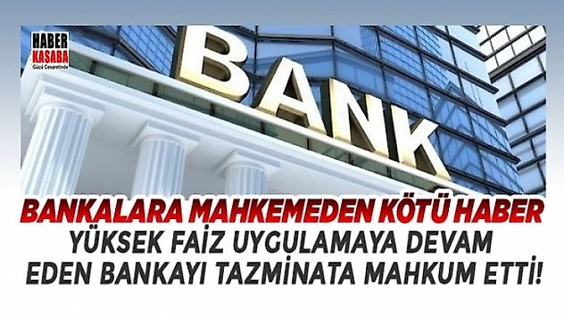 Bankalara mahkemeden kötü haber geldi