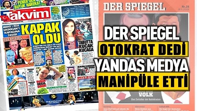 Erdoğan'a Takvim gazetesi dikatör dedi!