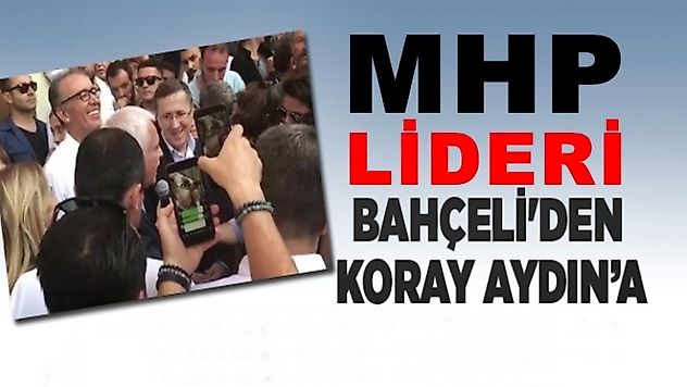 Bahçeli'den Aydın'a 'Koskoca bir cümlemin içinde gaf olmaz'