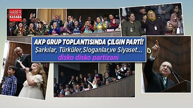 AK Parti'nin TBMM'deki Grup toplantısı çok renkli geçti