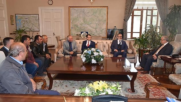 Erbakan vakfından vali GÜVENÇER,e ziyaret