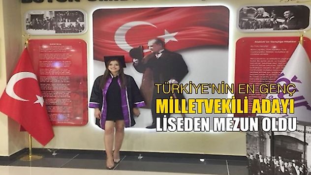 En Genç Milletvekili Adayı Merve Asa Liseden Mezun Oldu
