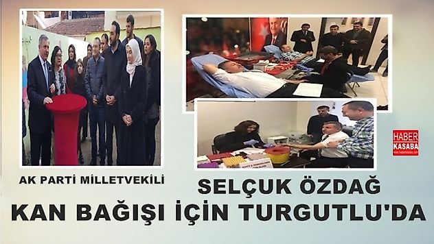Özdağ,'Kan bağışı etkinliğine katıldı'