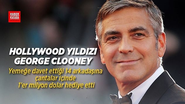 Hollywood yıldızı yemeğe davet ettiği 14 arkadaşına çantalar içinde 1'er milyon dolar hediye etti