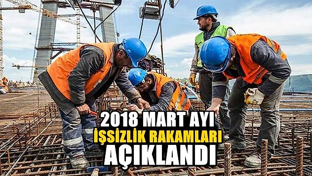 2018 Mart ayı İşsizlik rakamları
