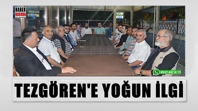 AK Parti Manisa Milletvekili Aday Adayı Kemal Tezgören'e sevgi seli