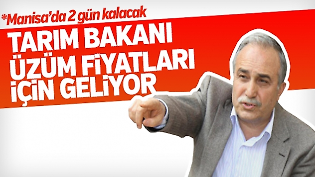 Gıda, Tarım ve Hayvancılık Bakanı Manisa'ya Geliyor