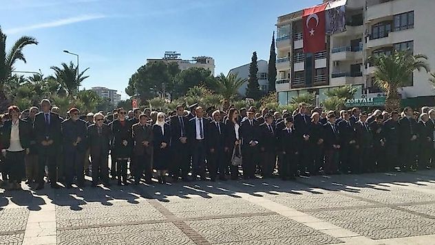 Turgutlu'da Cumhuriyet Bayramı Çelenk Sunma Töreni