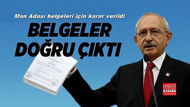 Belgeler doğru çıktı! Man Adası belgeleri için karar verildi