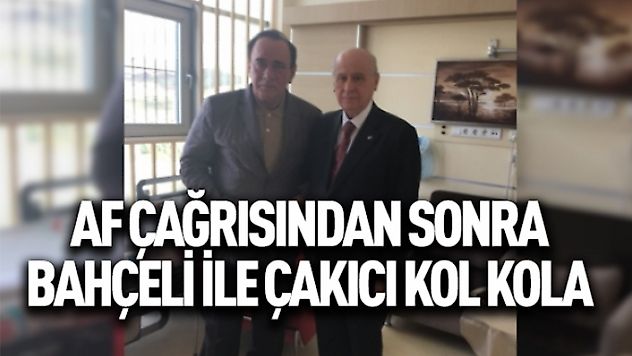 Bahçeli Çakıcı ile Hastanede Görüştü