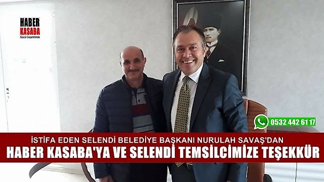 Başkan Savaş'dan gazetemize teşekkür