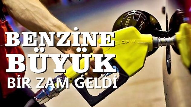 Benzine büyük bir zam!