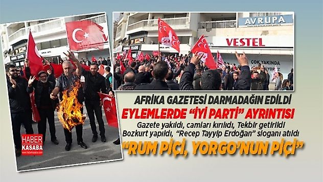 Afrika gazetesi darmadağın ettiler