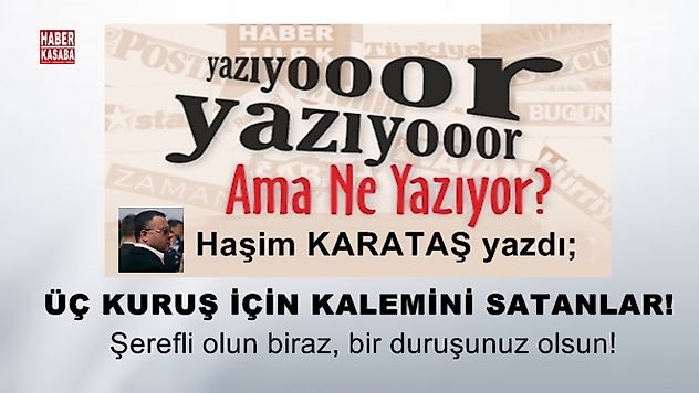KARATAŞ,''BUDA BU ARA MODA OLDU''
