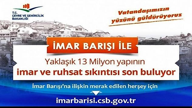 İMAR BARIŞI BAŞVURULARI DEVAM EDİYOR