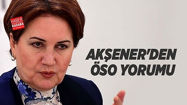 Akşener, ÖSO için dost unsurlar demeyi tercih etti