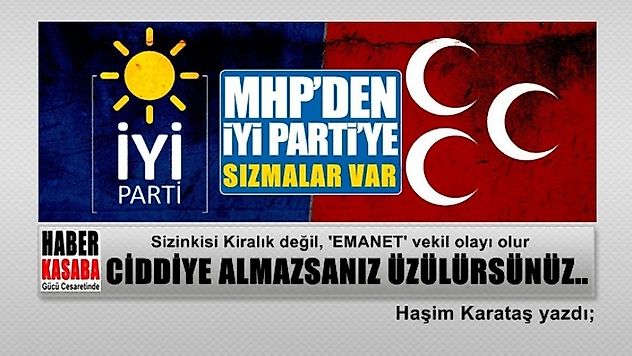 Umarım bu uyarım dikkate alınır...
