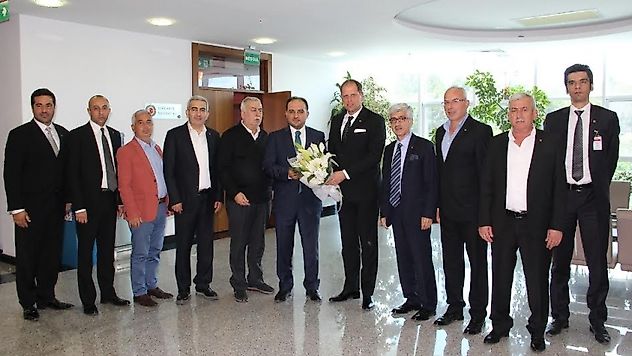 Borsa'dan Baybatur'a tebrik ve teşekkür ziyareti