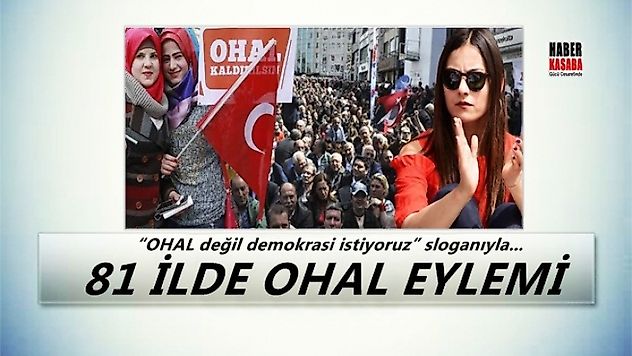 CHP'den 81 ilde OHAL eylemi