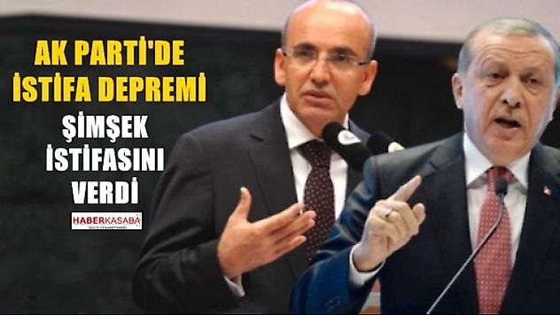 AK Parti Karıştı! 'Mehmet Şimşek İstifa Etti'