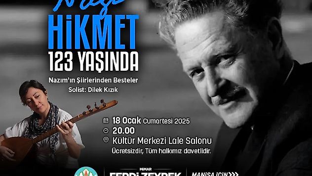 Nazım Hikmet 123 Yaşında