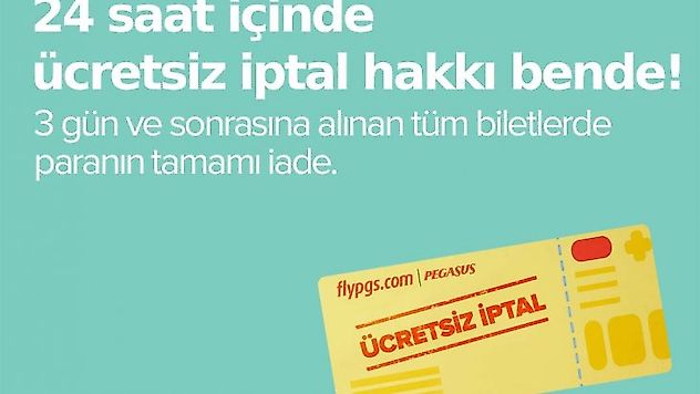 Pegasus'tan yolcularına 'kesintisiz bilet iade hakkı' açıklaması