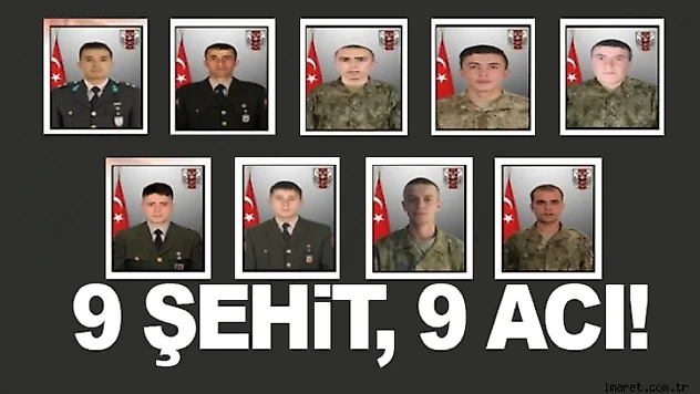 Pençe Kilit bölgesinde 9 asker şehit oldu