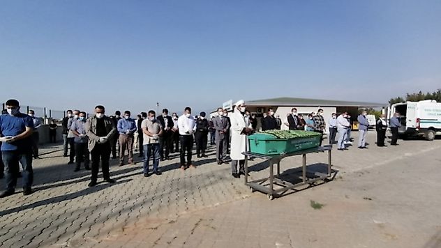 Şehit'in babası bugün son yolculuğuna uğurlandı