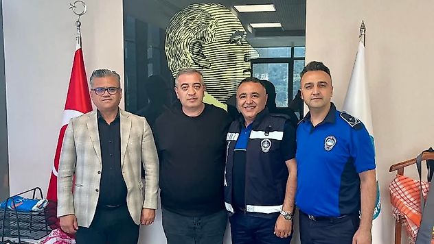 Turgutlu Belediyesi Zabıta Teşkilatından Manisa Büyükşehir Belediyesi'ne Nezaket Ziyareti