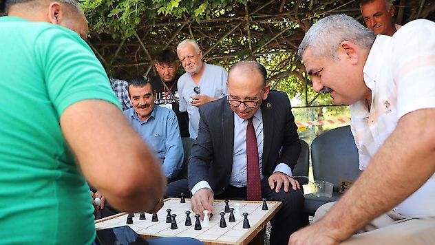 Turgutlu'da Dama Şampiyonası Başladı,