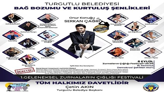Turgutlu'nun Özlenen Şenliği İçin Geri Sayım Başladı