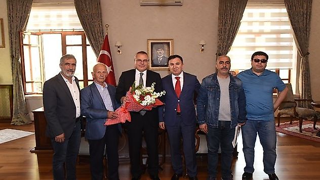 Türkiye Gaziler ve Şehit Aileleri Vakfından Vali Ahmet Deniz'e Ziyaret