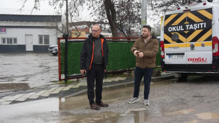 Başkan Çetin Akın’dan Yoğun Yağışın Etkilediği Noktalarda İnceleme