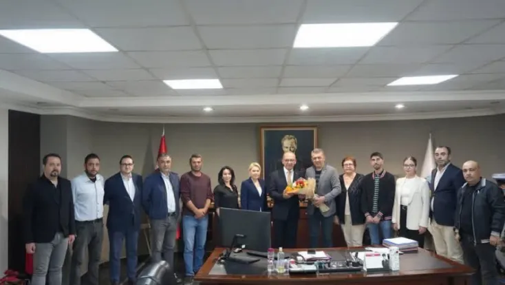 CHP Turgutlu İlçe Teşkilatından Başkan Çetin Akın’a Ziyaret