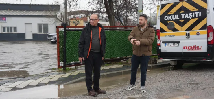 Başkan Çetin Akın'dan Yoğun Yağışın Etkilediği Noktalarda İnceleme