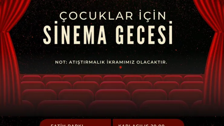 Ahmetli Belediyesi'nden Yaz Akşamlarına Sinema Keyfi