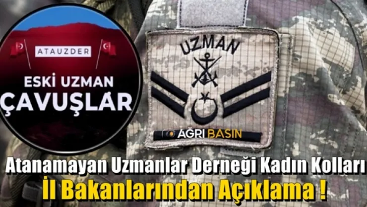 Atanamayan Uzmanlar Derneği Kadın Kollari İl Başkanları Açıklama Yaptı