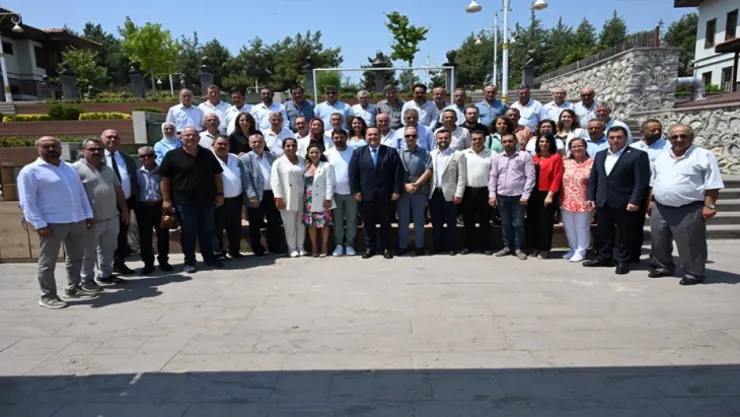 Başkan Dutlulu Muhtarlarla Bir Araya Geldi