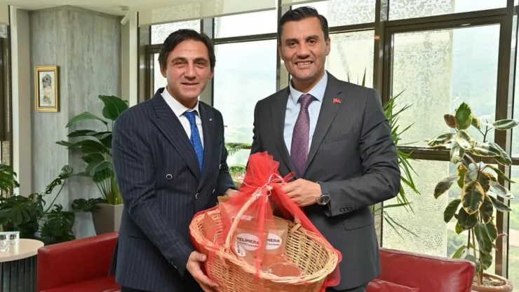 Başkan Ferdi Zeyrek, Başkan Daban'ı Konuk Etti