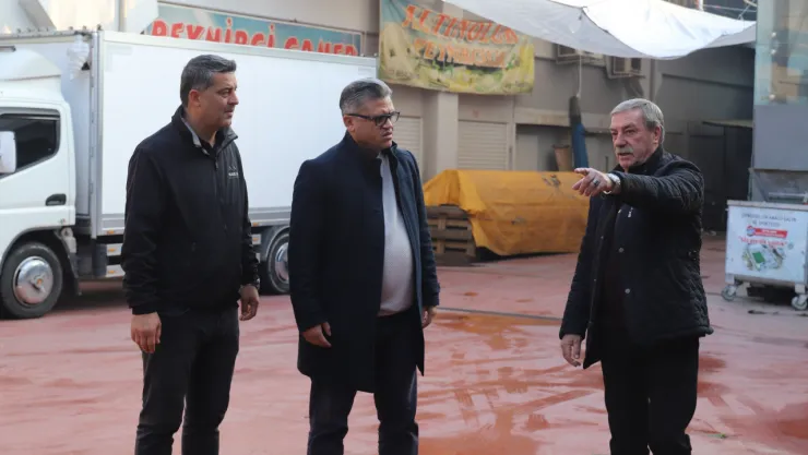 Başkan Yardımcısı Ali Rıza Kıran'dan Pazar Yerlerine İnceleme