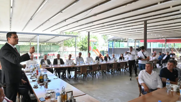 Başkan Zeyrek'ten Gölmarmara Ziyareti