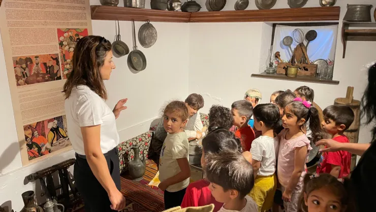 Çocuk Kültür Sanat Merkezi'nin Minik Öğrencileri Kent Müzesi'ni Ziyaret Etti
