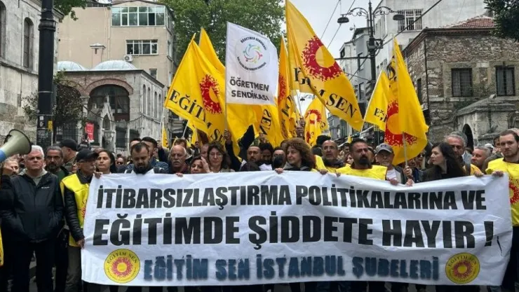 Eğitim sendikaları iş bıraktı: Şiddet, gündelik hayatın bir parçasına dönüştürüldü