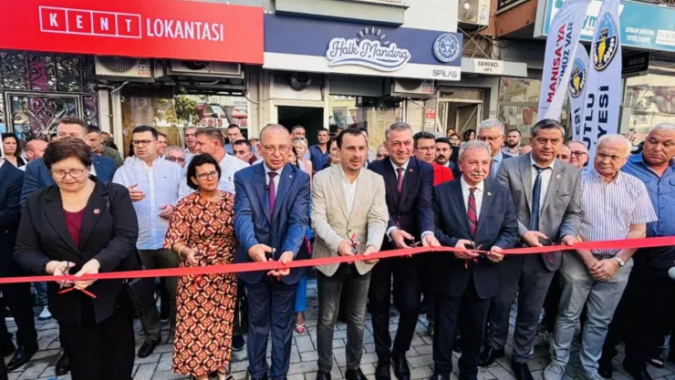 Kent Lokantası, Halk Mandıra ve Halk Ekmek Turgutlu'da Hizmete Açıldı