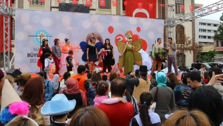 Çocuklar, 23 Nisanda Gönüllerince Eğlendi