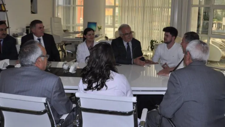 TAHSİN BOZKURT'A ZİYARETLER DURMAK BİLMİYOR